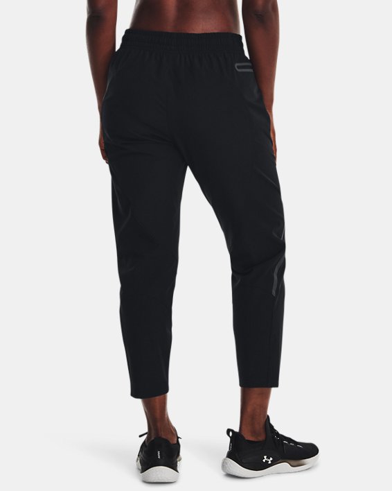 Women's UA Unstoppable Crop Pants, Black, pdpMainDesktop image number 1